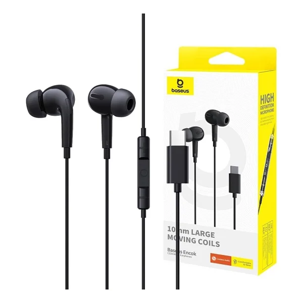 Baseus Encok CZ18 Type-C Kablolu Kulak İçi Kulaklık - Görsel 4