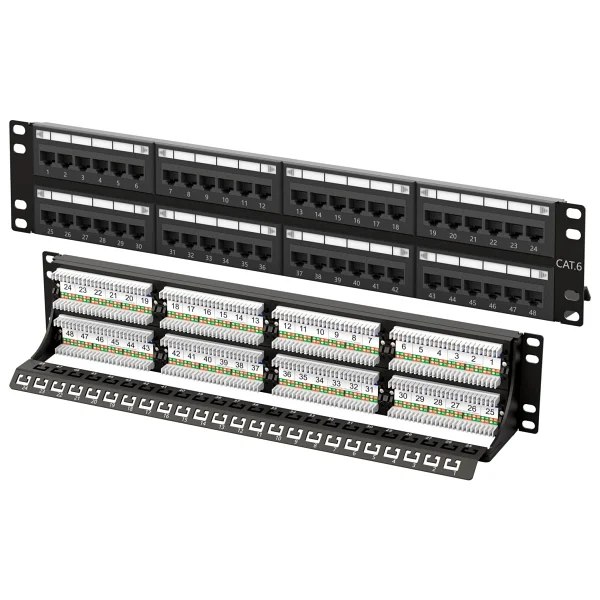 Codegen Cod648 Cat6 48 Port Patch Panel - Görsel 2