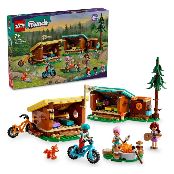 Lego 42624 Friends Macera Kampı Şirin Kulübeler - Görsel 2