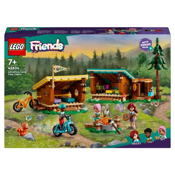 Lego 42624 Friends Macera Kampı Şirin Kulübeler - Görsel 4
