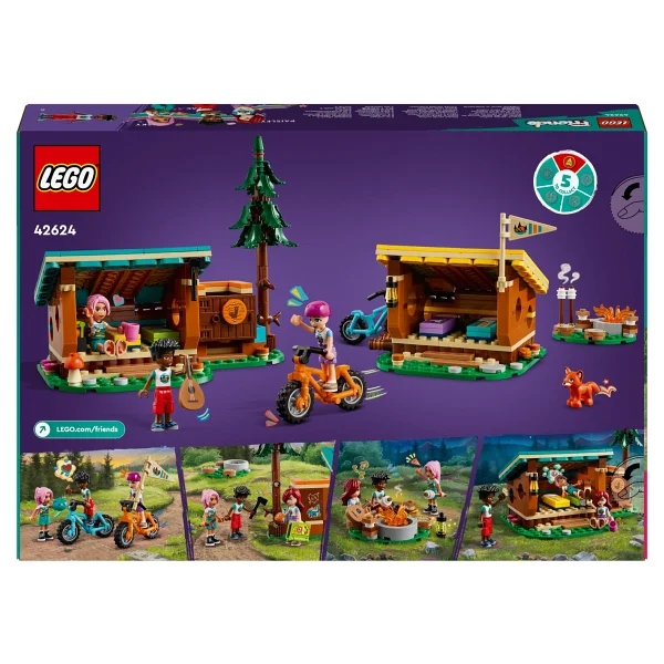 Lego 42624 Friends Macera Kampı Şirin Kulübeler - Görsel 5