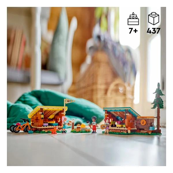 Lego 42624 Friends Macera Kampı Şirin Kulübeler - Görsel 6