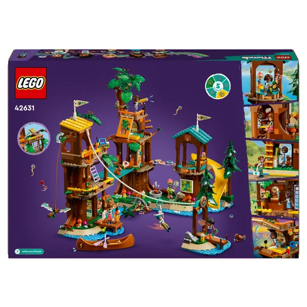 Lego 42631 Friends Macera Kampı Ağaç Ev - Görsel 4