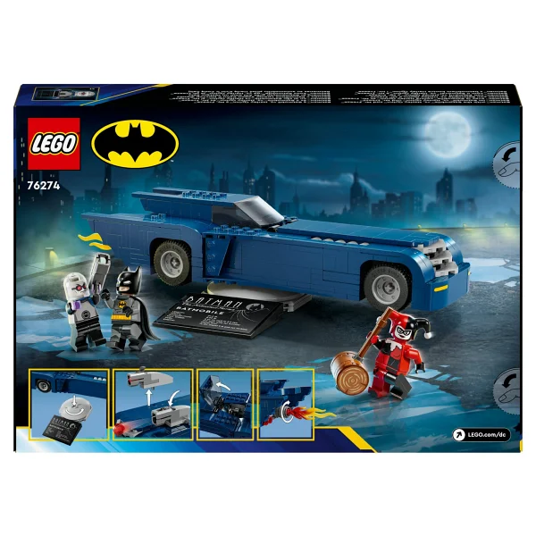 Lego 76274 Dc Batmobil İle Batman, Harley Quinn Ve Mr. Freeze'e Karşı - Görsel 4