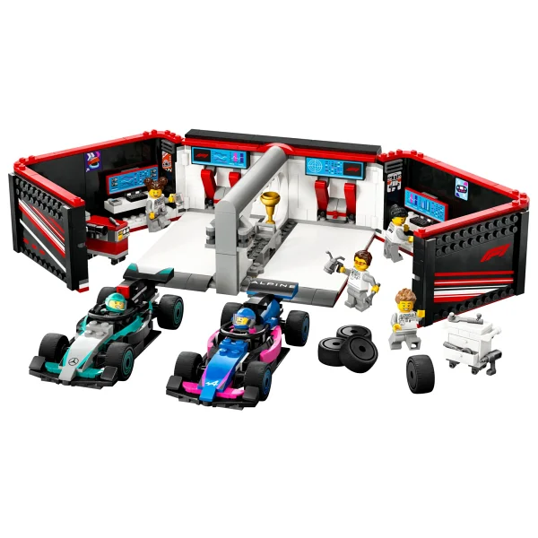 Lego 60444 City F1 Garajı Ve Mercedes-Amg Ve Alpine Arabaları - Görsel 2