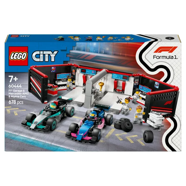 Lego 60444 City F1 Garajı Ve Mercedes-Amg Ve Alpine Arabaları - Görsel 3