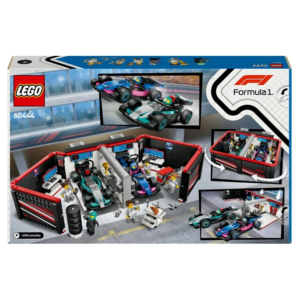 Lego 60444 City F1 Garajı Ve Mercedes-Amg Ve Alpine Arabaları - Görsel 4