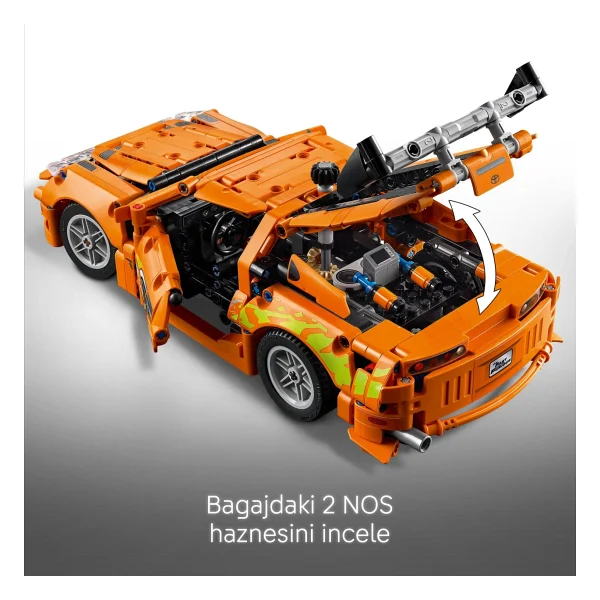 Lego 42204 Technic Fast And Furious Toyota Supra Mk4 - Görsel 9