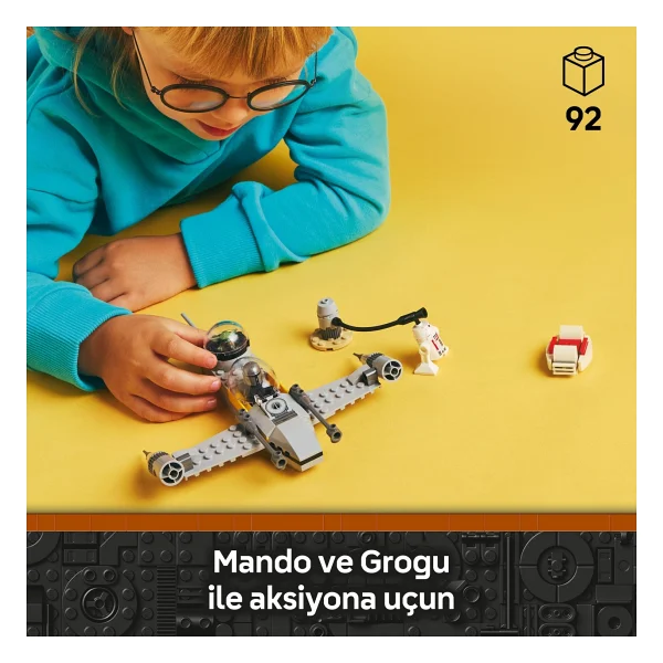 Lego 75410 Star Wars Mando Ve Grogu'nun N-1 Starfighter'ı - Görsel 8