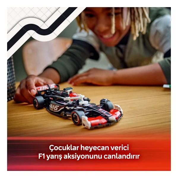 Lego 77250 Speed Champions Moneygram Haas F1 Team Vf-24 Yarış Arabası - Görsel 9