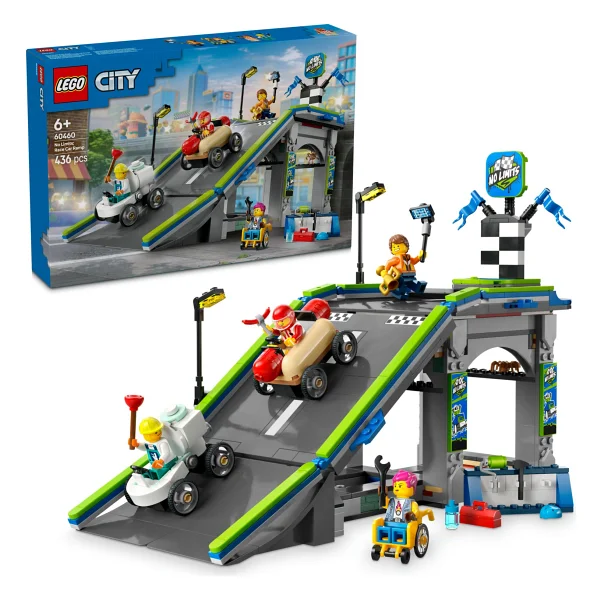 Lego 60460 City Senin Kuralların Yarış Arabası Rampa Parçası - Görsel 8