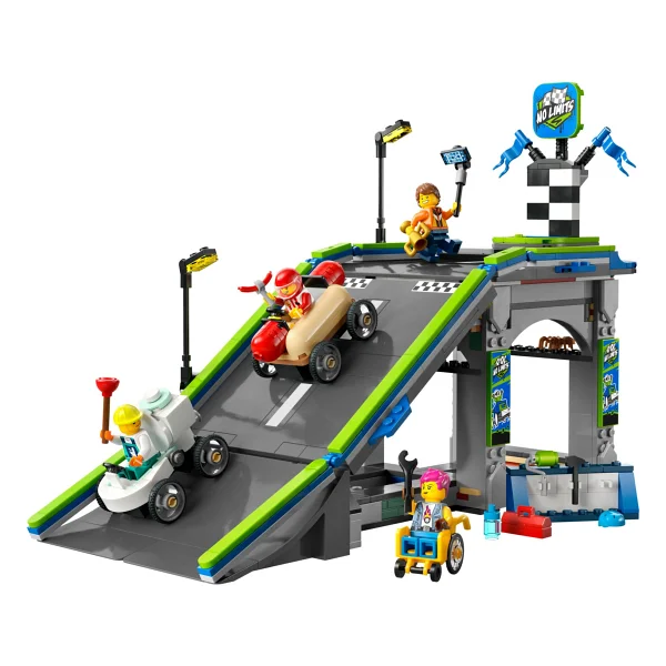 Lego 60460 City Senin Kuralların Yarış Arabası Rampa Parçası - Görsel 9