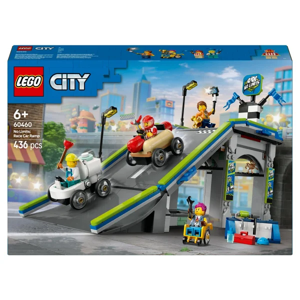 Lego 60460 City Senin Kuralların Yarış Arabası Rampa Parçası - Görsel 10