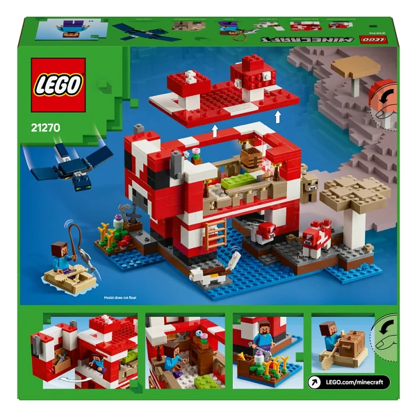 Lego 21270 Minecraft Mooshroom Evi - Görsel 5