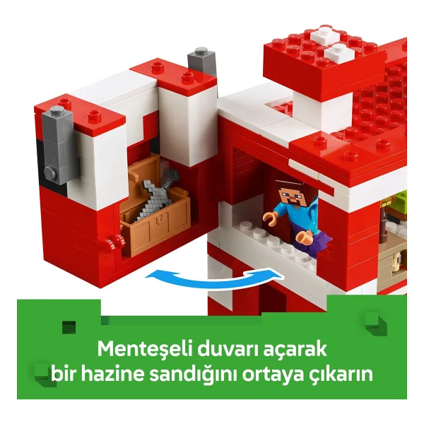 Lego 21270 Minecraft Mooshroom Evi - Görsel 8