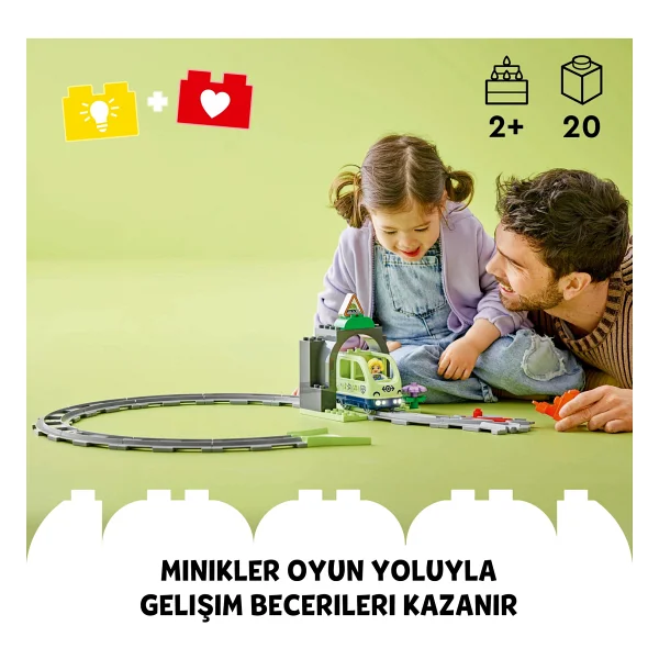Lego 10425 Duplo Kasabası Tren Tüneli Ve Rayları Ek Macera Seti - Görsel 5
