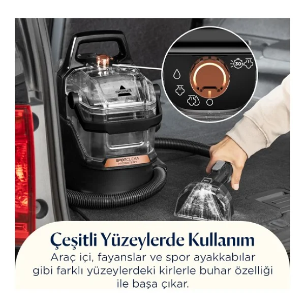 Bissell Spotclean Hydrosteam Pro 3700n Buharlı Koltuk Ve Halı Yıkama Makinesi - Görsel 6