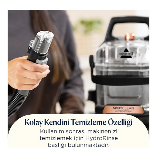 Bissell Spotclean Hydrosteam Pro 3700n Buharlı Koltuk Ve Halı Yıkama Makinesi - Görsel 8