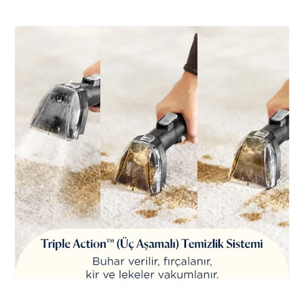 Bissell Spotclean Hydrosteam Pro 3700n Buharlı Koltuk Ve Halı Yıkama Makinesi - Görsel 9