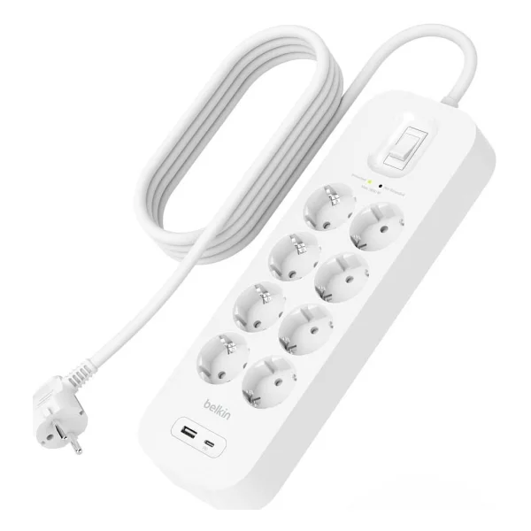 Belkin SRB003VF2M Usb-C-Usb-A 8x Akım Korumalı Priz 2 Metre - Görsel 10