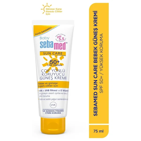 Sebamed Sun Care Çok Yönlü Koruyucu 75 Ml 50 Faktör Bebek Güneş Kremi - Görsel 2