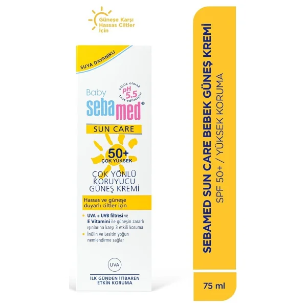 Sebamed Sun Care Çok Yönlü Koruyucu 75 Ml 50 Faktör Bebek Güneş Kremi - Görsel 3