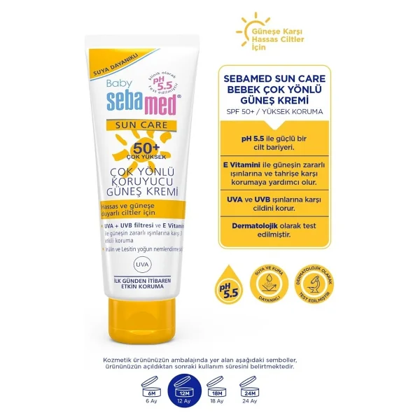 Sebamed Sun Care Çok Yönlü Koruyucu 75 Ml 50 Faktör Bebek Güneş Kremi - Görsel 4