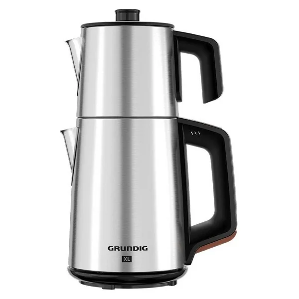 Grundig Tm 4582ı Inox XXL Çay Makinesi 1.2 Lt Demlik Kapasitesi Ve 1.7 Lt Su Isıtıcı Çelik Malzemeden - Görsel 6