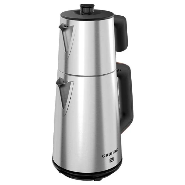 Grundig Tm 4582ı Inox XXL Çay Makinesi 1.2 Lt Demlik Kapasitesi Ve 1.7 Lt Su Isıtıcı Çelik Malzemeden - Görsel 2