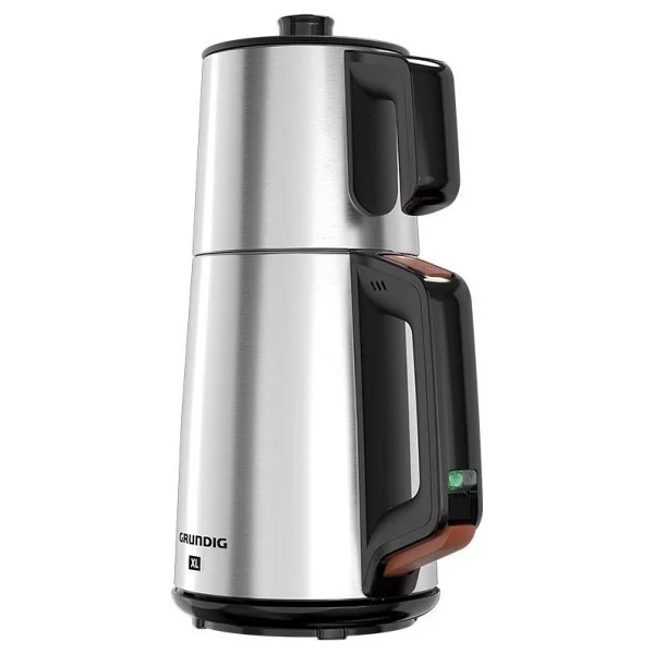 Grundig Tm 4582ı Inox XXL Çay Makinesi 1.2 Lt Demlik Kapasitesi Ve 1.7 Lt Su Isıtıcı Çelik Malzemeden - Görsel 3