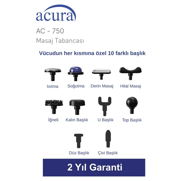 Acura Ac-750 Masaj Tabancası - Görsel 3