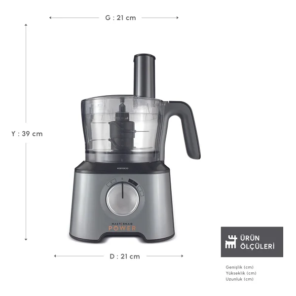 Karaca Mastermaid Power Multifunctional 10in1 2000 W Gıda Hazırlama Seti - Görsel 4