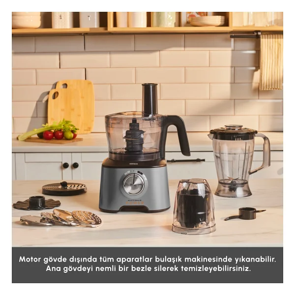 Karaca Mastermaid Power Multifunctional 10in1 2000 W Gıda Hazırlama Seti - Görsel 6