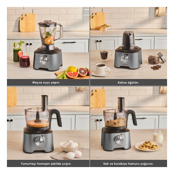 Karaca Mastermaid Power Multifunctional 10in1 2000 W Gıda Hazırlama Seti - Görsel 10