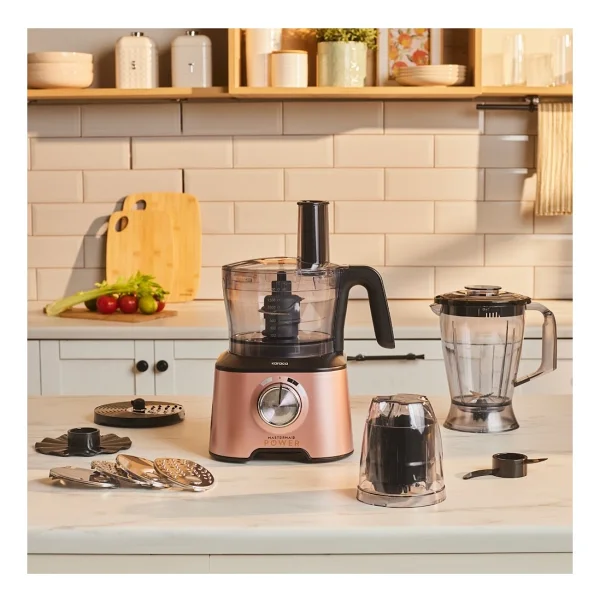 Karaca Mastermaid Power Multifunctional 10 İn 1 Mutfak Robotu 2000w Rosegold - Rosie - Görsel 2
