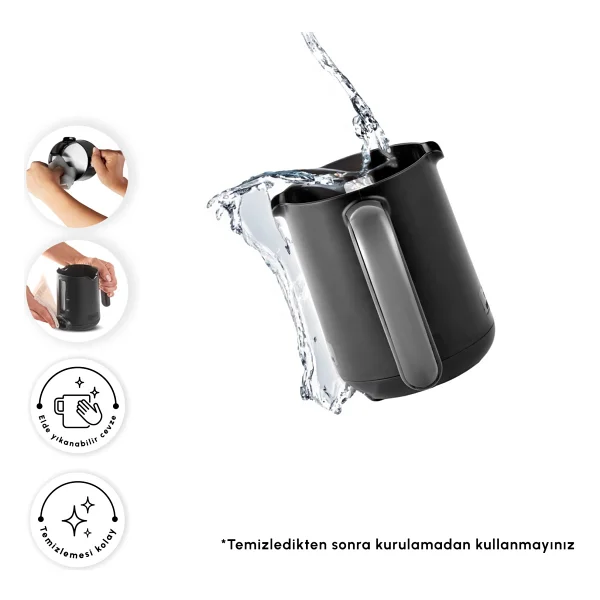 Karaca Hatır Hüp Düet Aroma Space Gray Türk Kahve Makinesi - Görsel 8