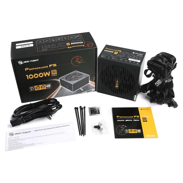 High Power Performance Fs Hp1-S21000gd-F12s Gen5.1 1000 W Power Supply - Görsel 8