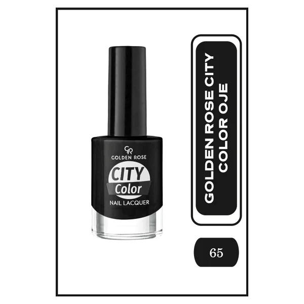 Golden Rose City Color Nail Lacquer No: 65 - Parlak Ve Uzun Süre Kalıcı Oje 10.2 Ml - Görsel 6