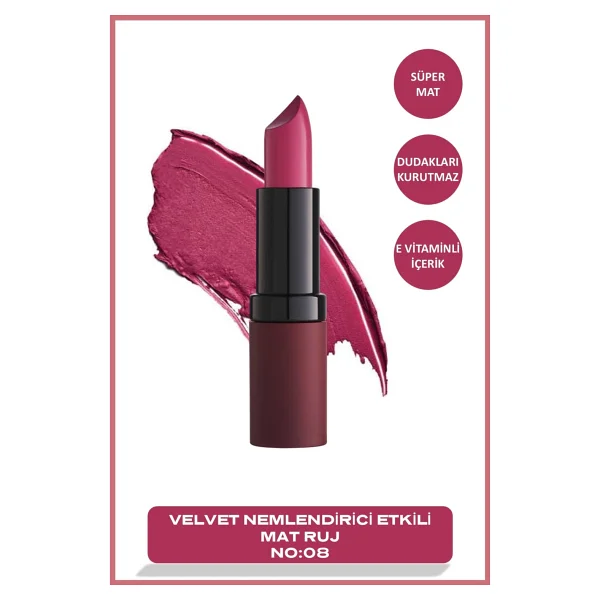 Golden Rose Velvet Matte Lipstick 26 Ruj - Görsel 3