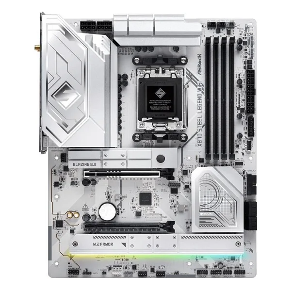 Asrock X870 Steel Legend Wi-Fi AMD Am5 DDR5 Atx Anakart - Görsel 3