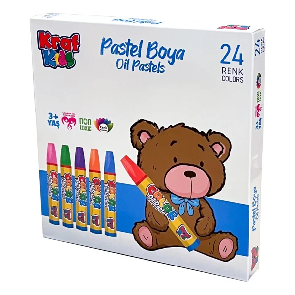 Kraf Kids Kk520 24'lü Pastel Boya - Görsel 2