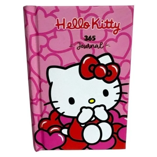 Vıctorıa's Journals 525-1989 Hello Kıtty And Frıedns A7 Sert Kapak Günlük Ajanda 80 Gr. 368 Sayfa - Pembe - Görsel 3