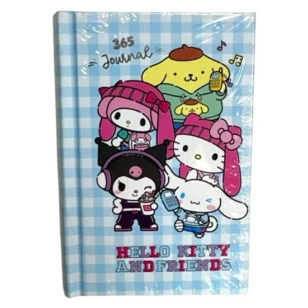 Vıctorıa's Journals 525-1991 Hello Kıtty And Frıedns A7 Sert Kapak Günlük Ajanda 80 Gr. 368 Sayfa - Mavi - Görsel 3