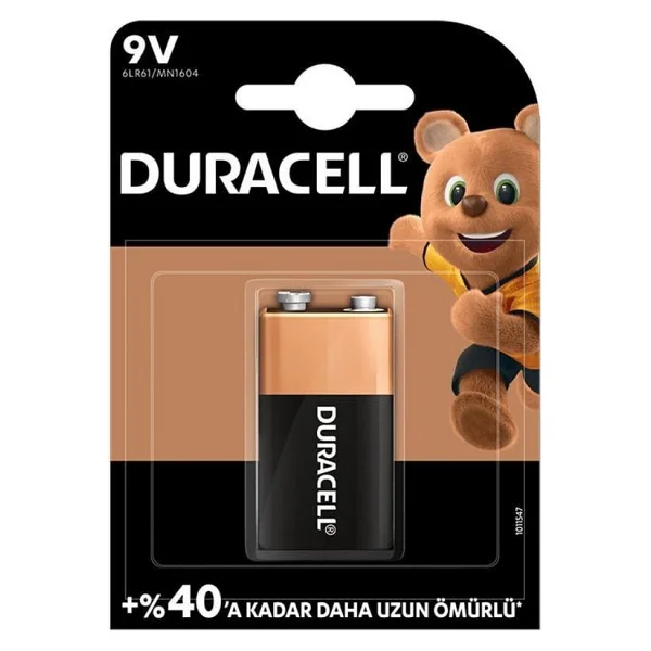 Duracell 6lr61/Mn1604 9v Alkalin Pil - Görsel 7