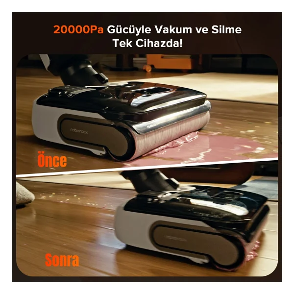 Roborock F25 Rt Islak Kuru Şarjlı Dikey Süpürge - Görsel 2