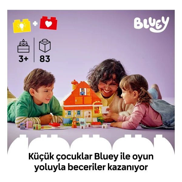 Lego 10459 Duplo Bluey Ailesinin Evi Ve Hafıza Oyunu - Görsel 5