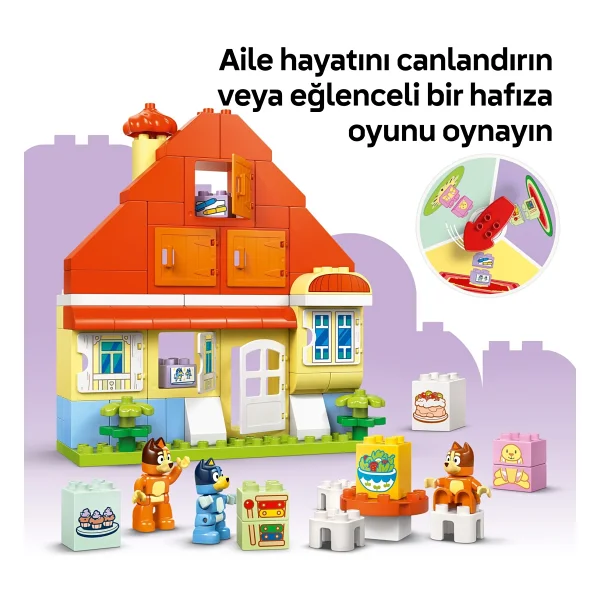 Lego 10459 Duplo Bluey Ailesinin Evi Ve Hafıza Oyunu - Görsel 6