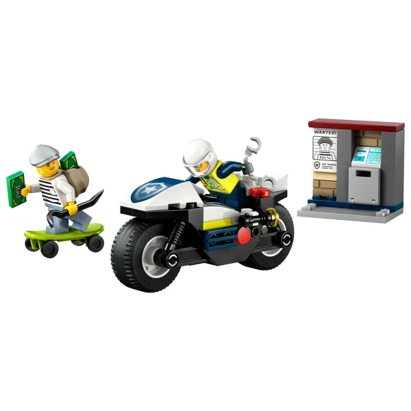 Lego 60455 City Polis Motosikleti Takibi - Görsel 2