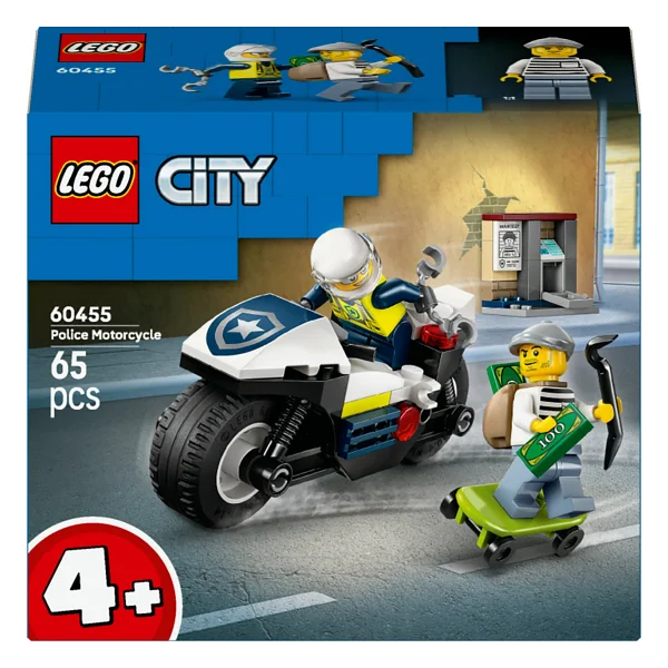 Lego 60455 City Polis Motosikleti Takibi - Görsel 3