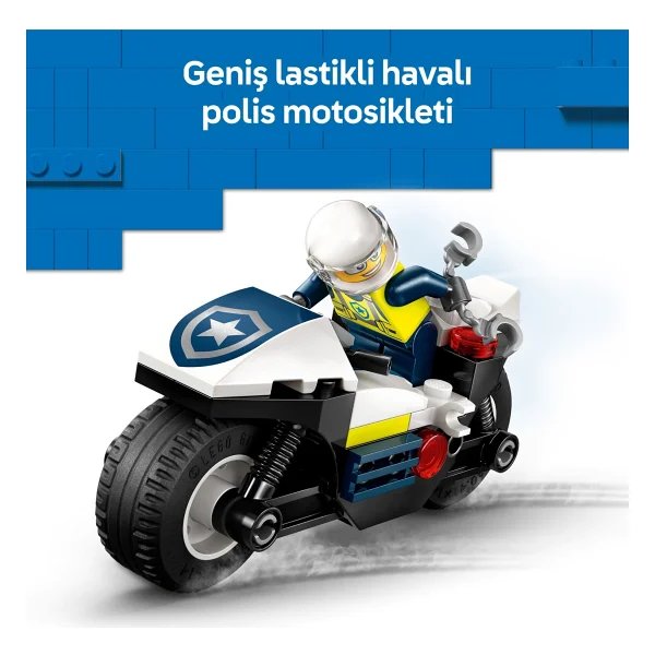 Lego 60455 City Polis Motosikleti Takibi - Görsel 6